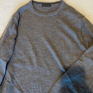 Merino wool Saks fifth avenue sweater. Grey